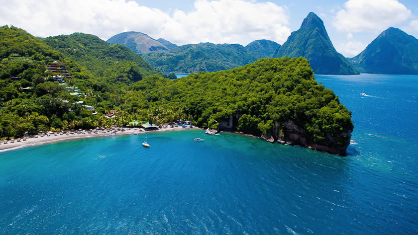 St Lucia Hotels - Jade Mountain | letsgo2